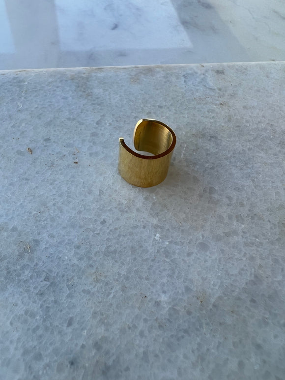 Gold solid cuff
