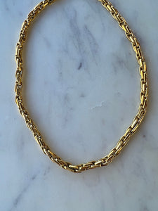 Triple link gold chain