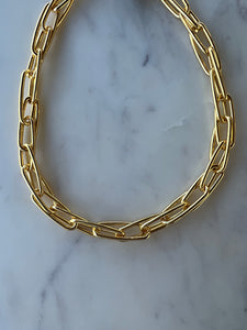 Gold double link chain