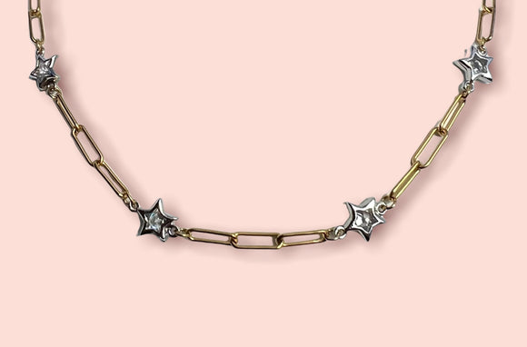 chain with stars